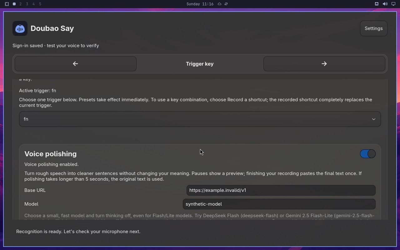 Toggle polishing without losing configuration node screenshot