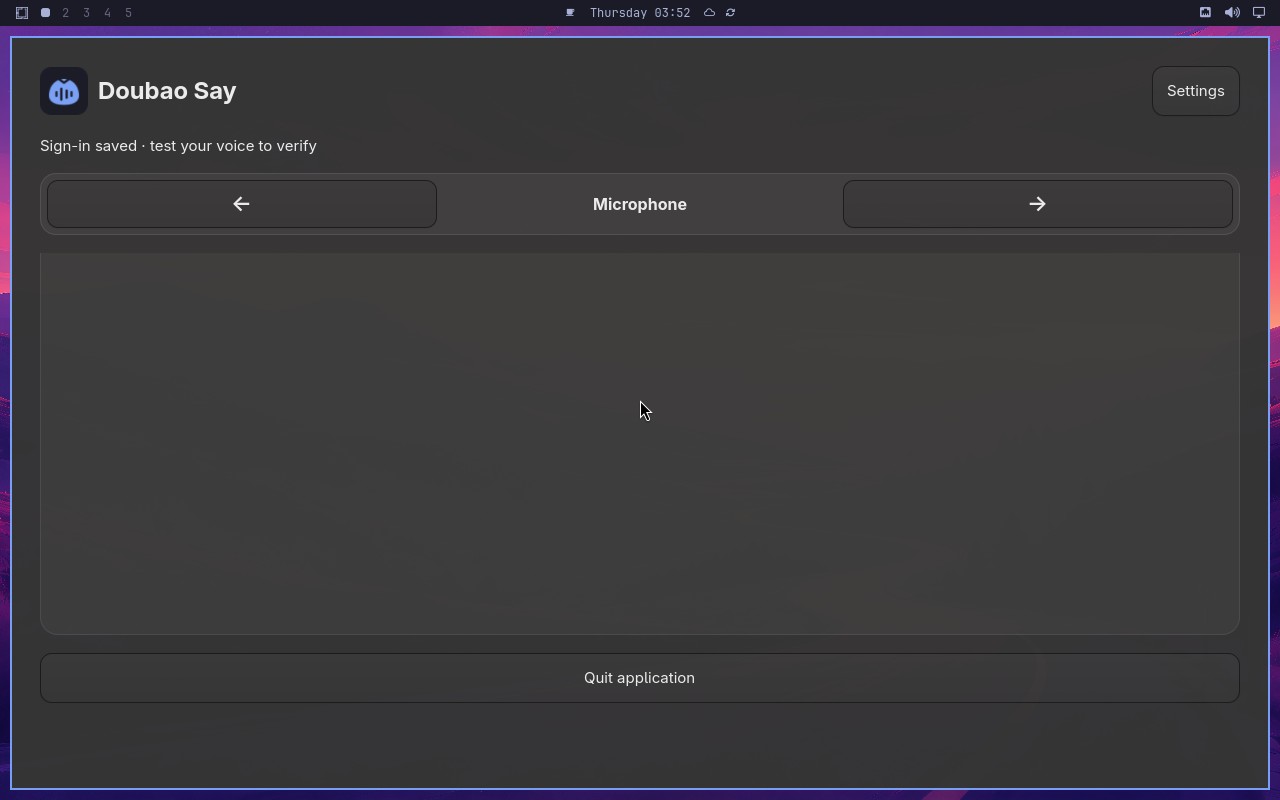 Changing microphone requires another check node screenshot