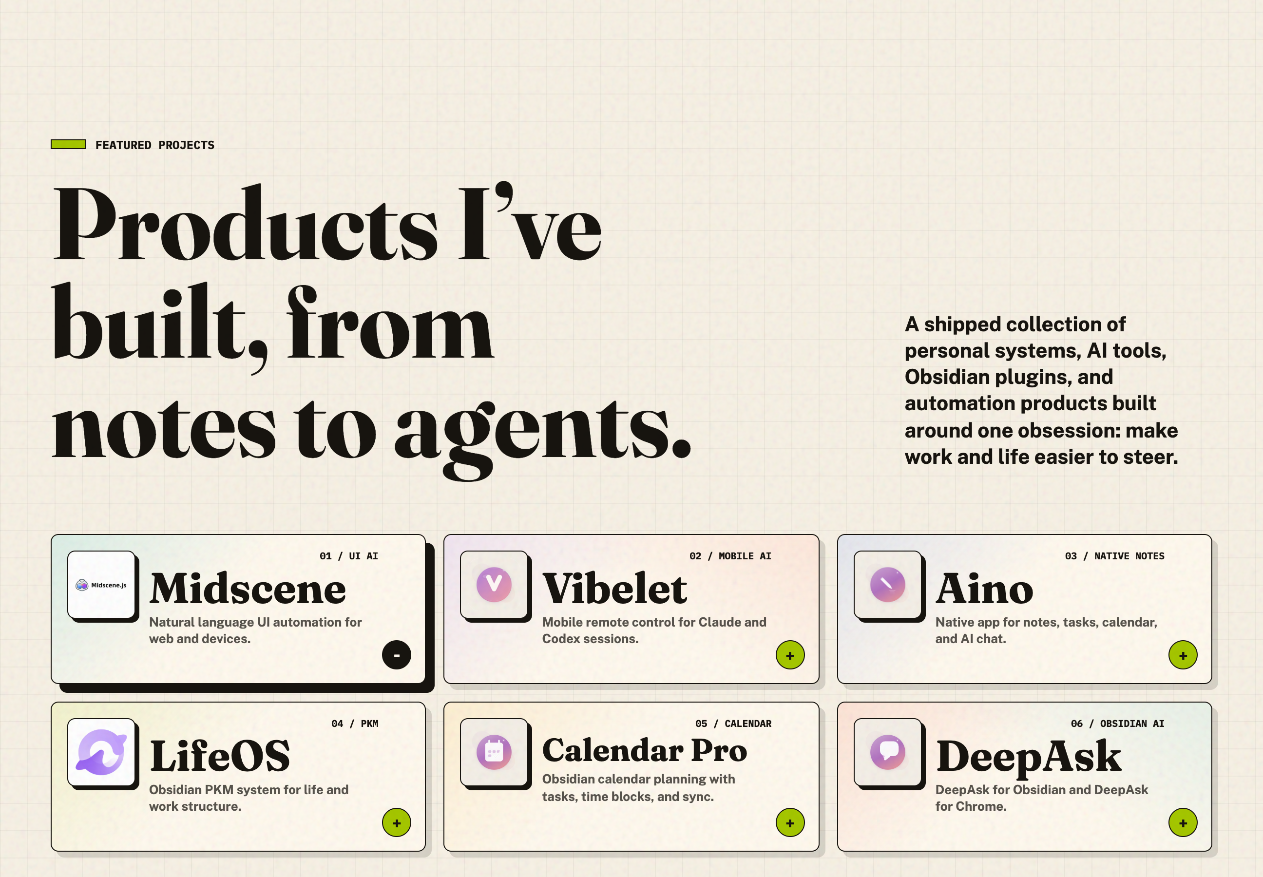 lifeos.vip/about products section